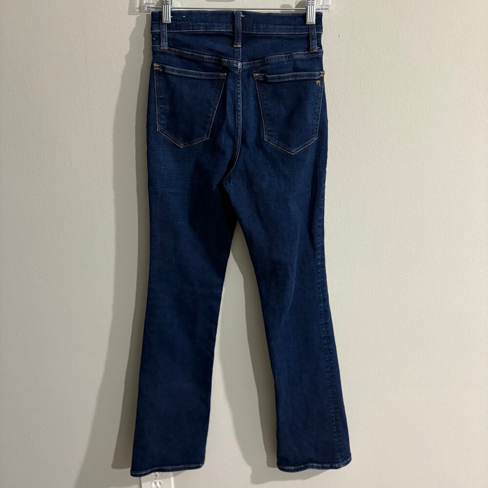 Madewell Dark Wash Skinny Flare Denim Jeans 25 Women’s Colleton Wash NG357 - Picture 3 of 7